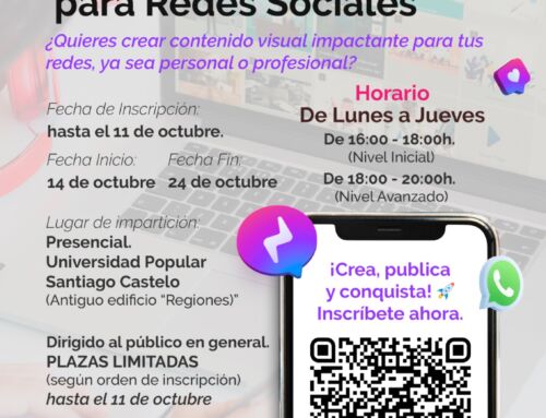 TALLER CREACIÓN DE CONTENIDOS PARA REDES SOCIALES